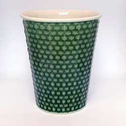 Dimple Range: Coffee Cup - Jade Dimple