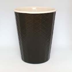 Coffee Cup - Black Weave