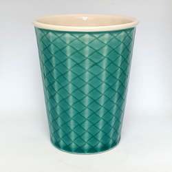 Weave: Coffee Cup - Turquoise Weave