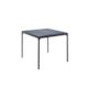 FOUR Indoor/Outdoor Table 90x90 Black Aluminium Top & Frame