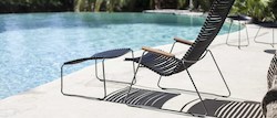 Furniture: CLICK Outdoor Lounge Chair with Footrest
