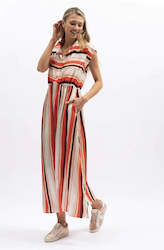 Womenswear: The Orange Stripe Multi dress