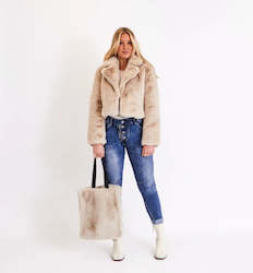 Womenswear: Faux Fur Tote Bag