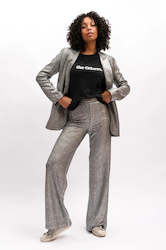 Womenswear: Sonya Shimmer Blazer - Silver
