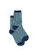Lurex Diamond Sock - Navy