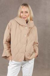 Womenswear: Ribe Hood Jacket - Putty