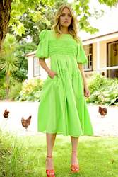 Trelise Cooper Frills Up Front Dress Lime