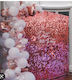 Pink Rose Shimmer Wall
