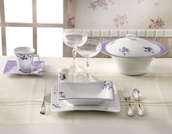 Wholesaling, all products (excluding storage and handling of goods): Dinner set - Violet Jasmin (29pcs)