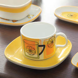 Wholesaling, all products (excluding storage and handling of goods): Tea Set - Citron (12pcs)