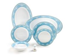 Wholesaling, all products (excluding storage and handling of goods): Dinner Set - Armitage Turquoise (35pcs)