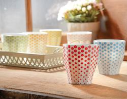 Wholesaling, all products (excluding storage and handling of goods): Mugs - Spotty (6pcs)