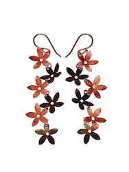 Clothing wholesaling: 6 Drop Flower Earring