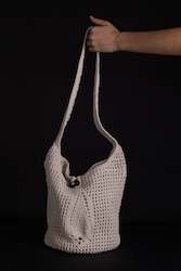 Handmade Cotton Macrame Shoulder Bag