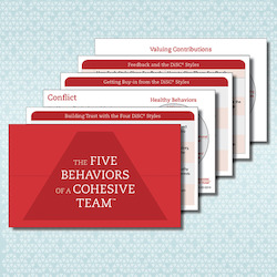 The Five Behaviors of a Cohesive Teamâ¢ Take-Away Cards