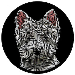 Doggieology Art - West Highland Terrier