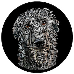 Doggieology Art - Deerhound