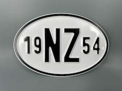 Motor vehicle parts: âNZâ New Zealand Plate 1954-1978