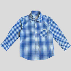 Boys: Milford Check Shirt - Blue