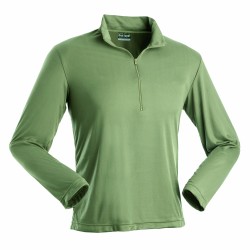 Clothing: Silk weight zip polo
