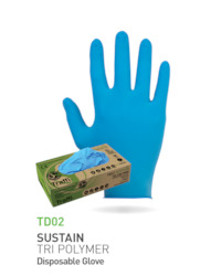 Traffi Sustain TD02 Disposable Gloves - Box of 100 Gloves