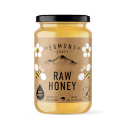 Honey manufacturing - blended: Raw Honey 500g - Glass jar