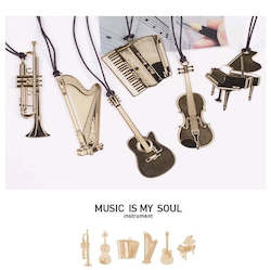 Music is My Soul Gold-Plated Bookmark
