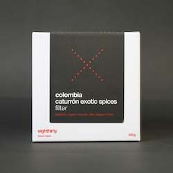 Coffee: [eighthirty black label] colombia caturrÃ³n exotic spices - filter