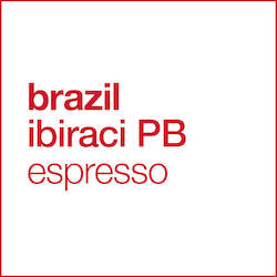 Coffee: brazil ibiraci PB - espresso