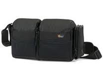 Telephone including mobile phone: Lowepro s&f audio utility bag 100 black - camera bags - camera accessories - cameras