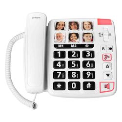 Hearing aid dispensing: Oricom CARE80S Big Button Amplified Speakerphone With Picture Dialling