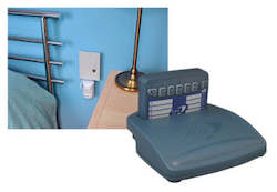 Hearing aid dispensing: Care Call Bed Leaving / Movement Alarm System with Pager or Flashing/Sound Receiver