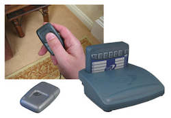 Care Call Pendant Alarm System with Pager or Flashing/Sound Receiver