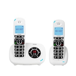 CARE820 DECT Cordless Amplified Phone Pack with Answering Machine + Additional Handset