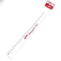 Merchandising: Left-Handed Clear Softie Flex Ruler 30cm