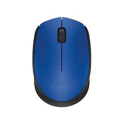 Logitech M171 Ambidextrous Wireless Mouse, Blue