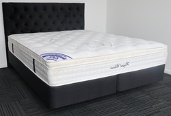Milan mattress &. Base king pillow top bed