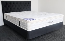 Milan mattress &. Base double pillow top bed
