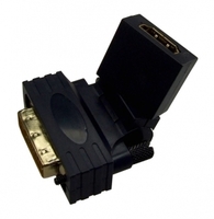Computer peripherals: Dynamix HDMI Female to DVI Male Swivel Adapter