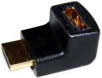 Computer peripherals: Dynamix HDMI Right Angled Adapter High Speed with Ethernet GOLD Plated Connectors