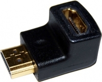Dyanmix HDMI Left Angled Adapter High Speed with Ethernet GOLD Plated Connectors