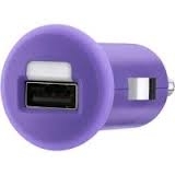 Computer peripherals: Belkin MIXITUP USB Car Charger - Purple