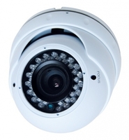 Dynamix In/Outdoor 700TVL IR Varifocal Day/Night Dome Camera - White