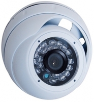 Dynamix In/Outdoor IR Dome Effio-E 700TVL Camera - White