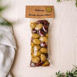 Butchery: Manuka Smoked Olives - Single Pack