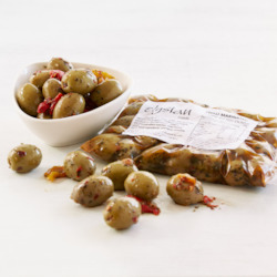 Food manufacturing: Chilli Marinated Olives - 300g/2kg