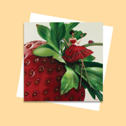 Stationery wholesaling: LL21 Strawberries & Cream (6 pack)