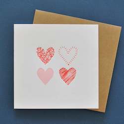 Stationery wholesaling: PRS05 Love (6 pack)