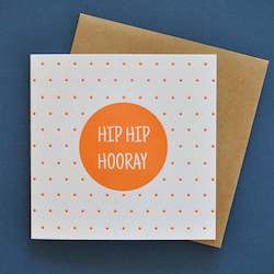 Stationery wholesaling: PRS04 Hip Hip Hooray (6 pack)