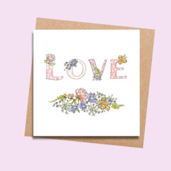 Stationery wholesaling: RR14 Love (6 pack)